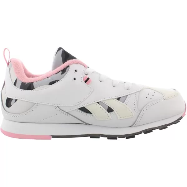 imageReebok Little Kid Classic Leather SneakerWhiteLight PinkTrue Grey 8