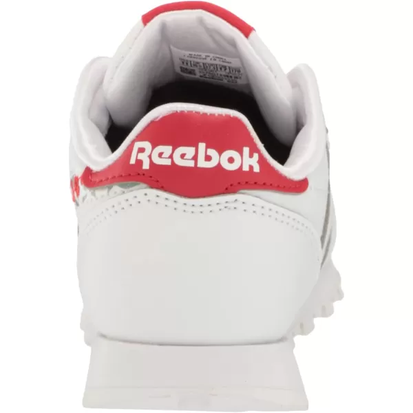 imageReebok Little Kid Classic Leather SneakerWhiteVector Red