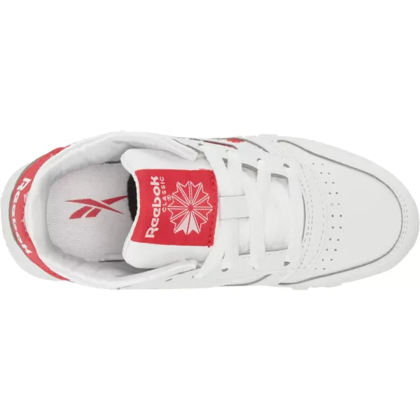 imageReebok Little Kid Classic Leather SneakerWhiteVector Red