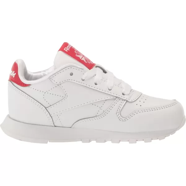 imageReebok Little Kid Classic Leather SneakerWhiteVector Red