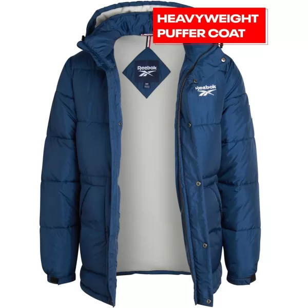 imageReebok Men Winter Jacket  Puffer Parka Coat  Heavyweight Ski Jacket for Men MXXLNorthern Night