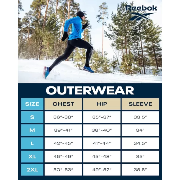 imageReebok Men Winter Jacket  Puffer Parka Coat  Heavyweight Ski Jacket for Men MXXLNothern Night