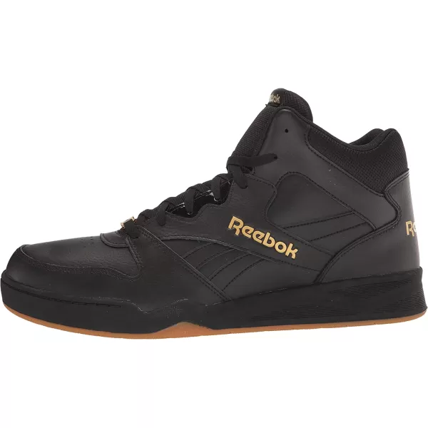 imageReebok Mens Bb4500 Hi 2 SneakerBlackGold MetallicGum