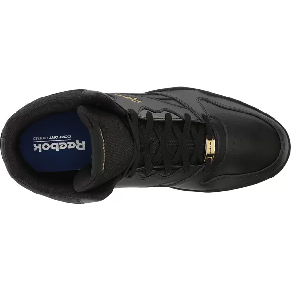 imageReebok Mens Bb4500 Hi 2 SneakerBlackGold MetallicGum