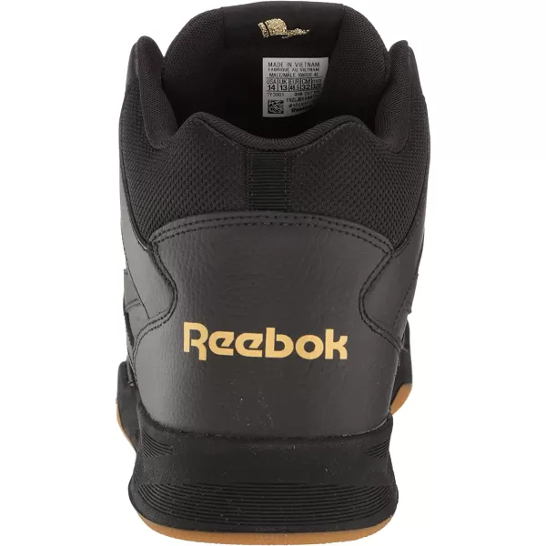 imageReebok Mens Bb4500 Hi 2 SneakerBlackGold MetallicGum