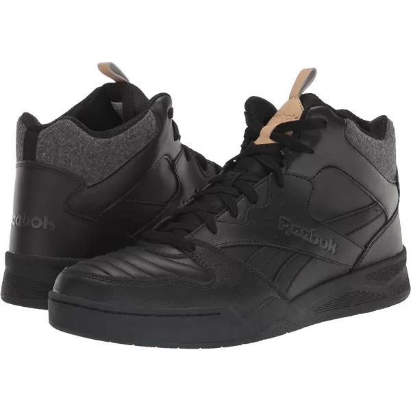 imageReebok Mens Bb4500 Hi 2 SneakerBlackPure GreySahara