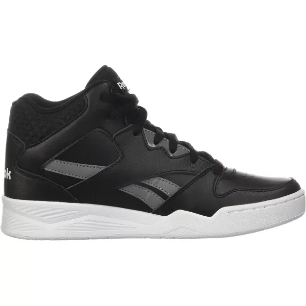 imageReebok Mens Bb4500 Hi 2 SneakerBlackPure GreyWhite