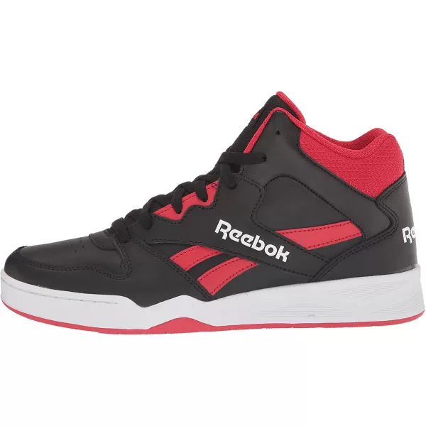 imageReebok Mens Bb4500 Hi 2 SneakerBlackVector RedWhite