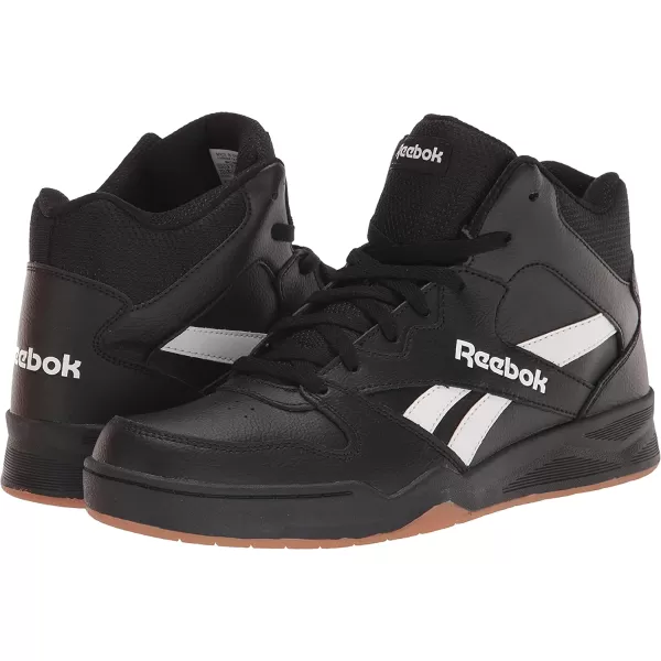 imageReebok Mens Bb4500 Hi 2 SneakerBlackWhite
