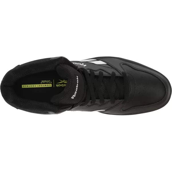 imageReebok Mens Bb4500 Hi 2 SneakerBlackWhite