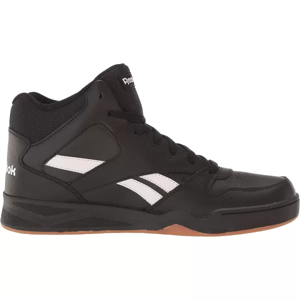 imageReebok Mens Bb4500 Hi 2 SneakerBlackWhite