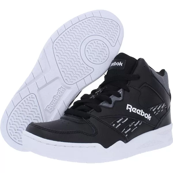 imageReebok Mens Bb4500 Hi 2 SneakerBlackWhiteCold Grey