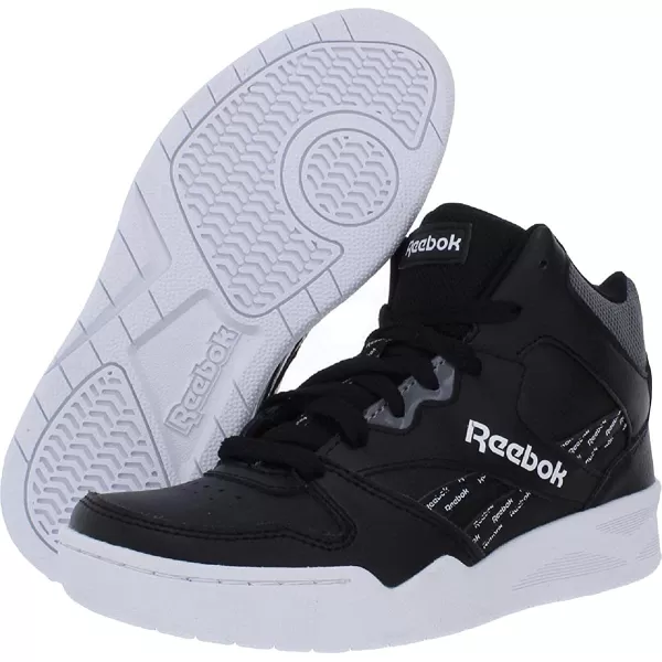 imageReebok Mens Bb4500 Hi 2 SneakerBlackWhiteCold Grey