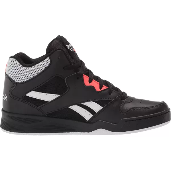 imageReebok Mens Bb4500 Hi 2 SneakerBlackWhiteOrange Flare