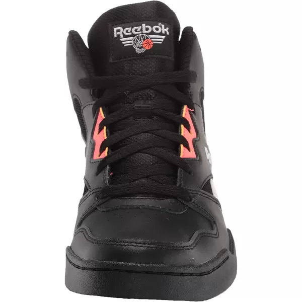 imageReebok Mens Bb4500 Hi 2 SneakerBlackWhiteOrange Flare