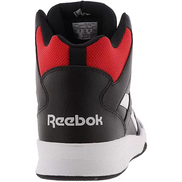 imageReebok Mens Bb4500 Hi 2 SneakerBlackWhitePrimal RedLg