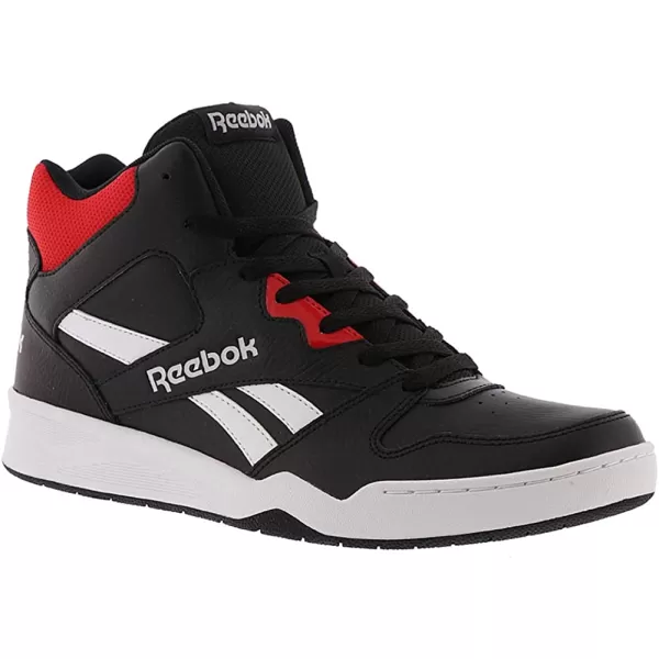 imageReebok Mens Bb4500 Hi 2 SneakerBlackWhitePrimal RedLg