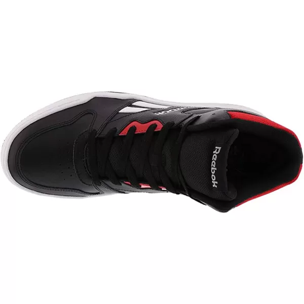 imageReebok Mens Bb4500 Hi 2 SneakerBlackWhitePrimal RedLg