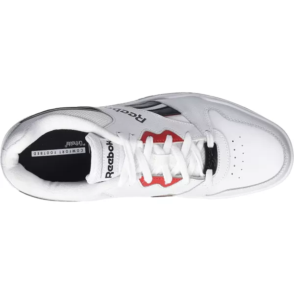 imageReebok Mens Bb4500 Hi 2 SneakerFtwr White Core Black Vector Red