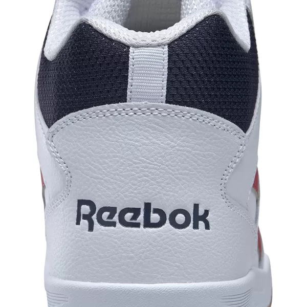 imageReebok Mens Bb4500 Hi 2 SneakerFtwr White Vector Red Vector Navy