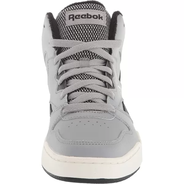 imageReebok Mens Bb4500 Hi 2 SneakerPure Grey 4Core BlackChalk
