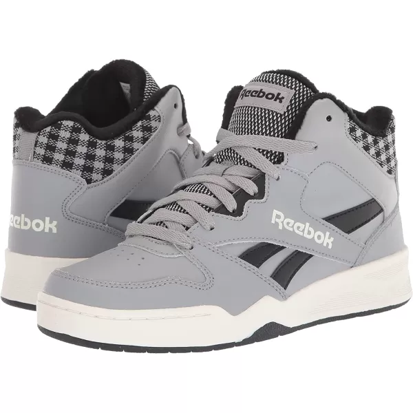 imageReebok Mens Bb4500 Hi 2 SneakerPure Grey 4Core BlackChalk