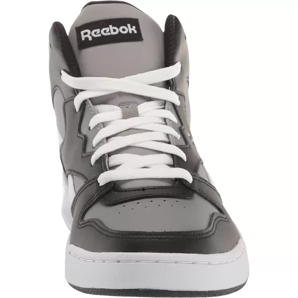 imageReebok Mens Bb4500 Hi 2 SneakerPure GreyBlackWhite