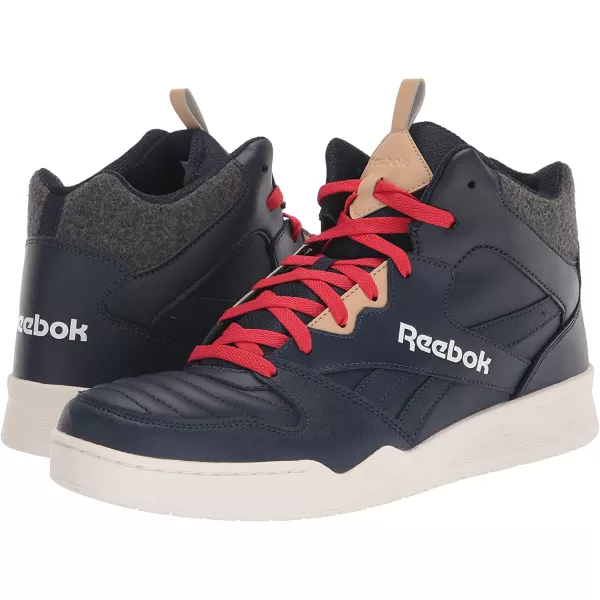 imageReebok Mens Bb4500 Hi 2 SneakerVector NavyVector RedSahara