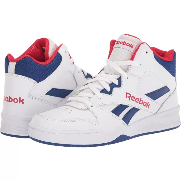 imageReebok Mens Bb4500 Hi 2 SneakerWhiteClassic CobaltVector Red