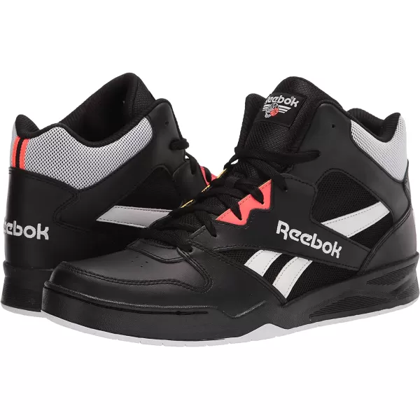 imageReebok Mens Bb4500 Hi 2 SneakerWhiteCobaltInstinctive Red