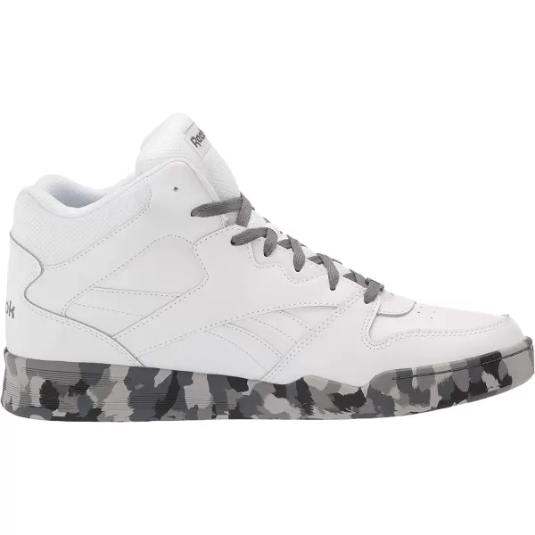 imageReebok Mens Bb4500 Hi 2 SneakerWhiteCold Grey