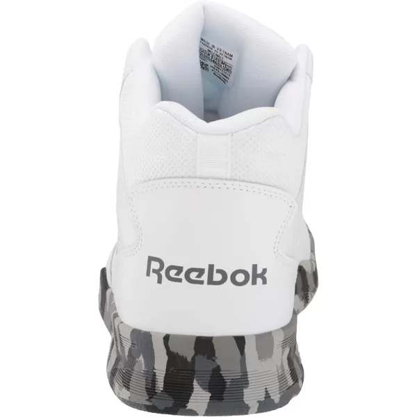 imageReebok Mens Bb4500 Hi 2 SneakerWhiteCold Grey