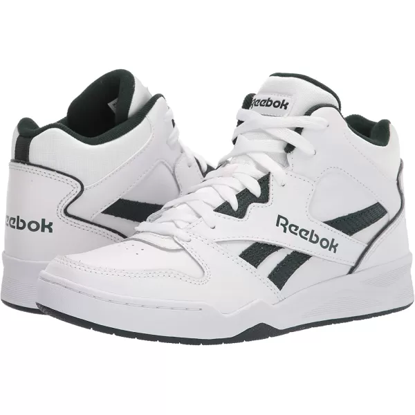 imageReebok Mens Bb4500 Hi 2 SneakerWhiteDark Forest
