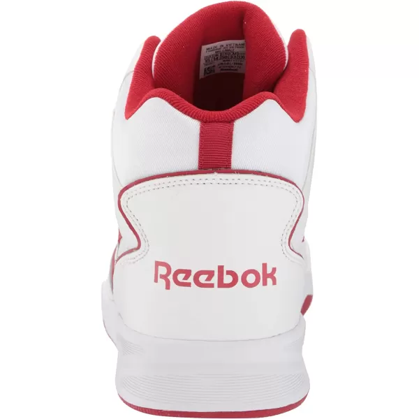 imageReebok Mens Bb4500 Hi 2 SneakerWhiteFlash RedWhite