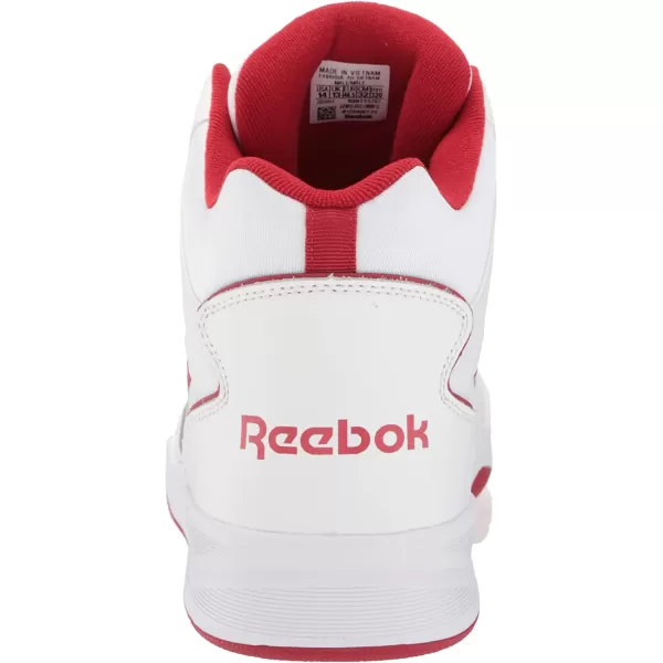 imageReebok Mens Bb4500 Hi 2 SneakerWhiteFlash RedWhite