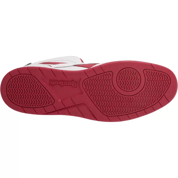 imageReebok Mens Bb4500 Hi 2 SneakerWhiteFlash RedWhite