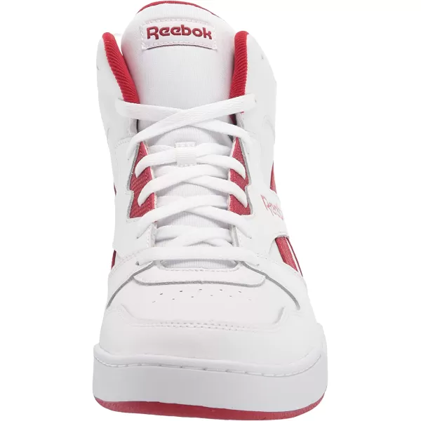 imageReebok Mens Bb4500 Hi 2 SneakerWhiteFlash RedWhite