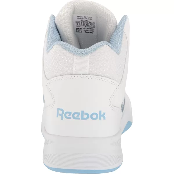 imageReebok Mens Bb4500 Hi 2 SneakerWhiteFluid BlueAlways Yellow