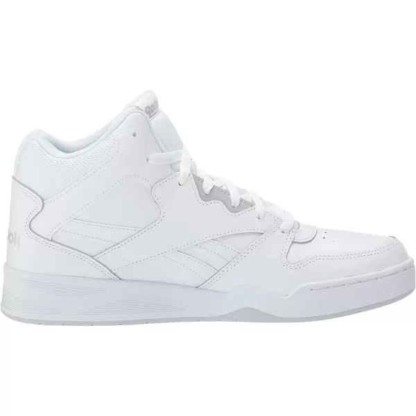 imageReebok Mens Bb4500 Hi 2 SneakerWhiteLight Solid Grey