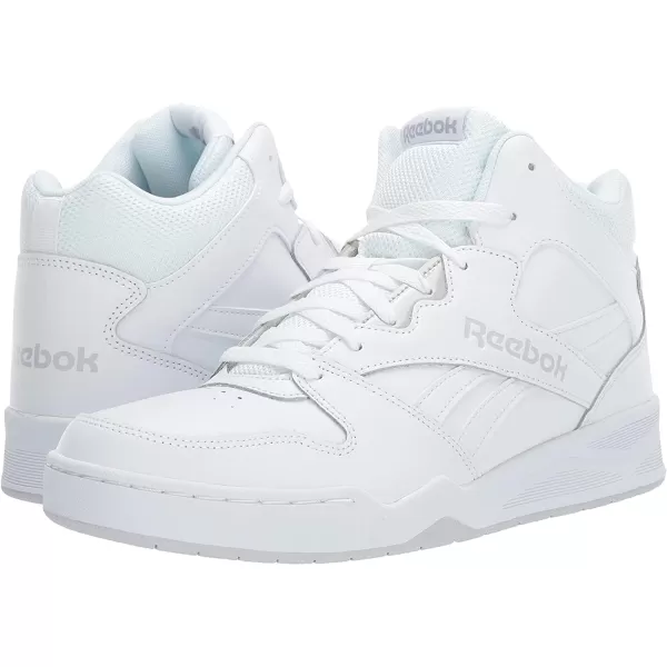 imageReebok Mens Bb4500 Hi 2 SneakerWhiteLight Solid Grey