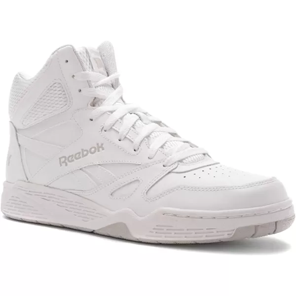 imageReebok Mens Bb4500 Hi 2 SneakerWhiteSteel