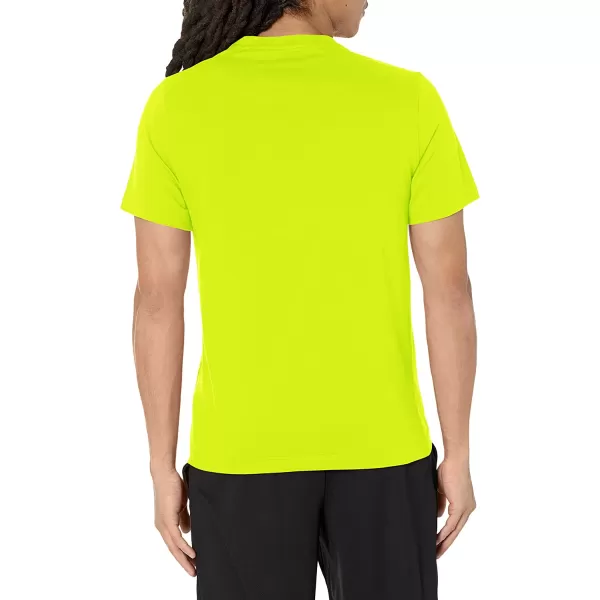 imageReebok Mens Big Logo Tee in Acid Yellow