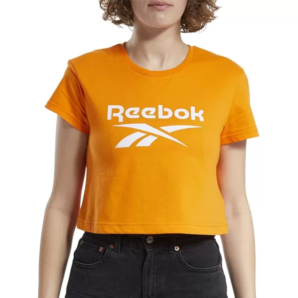 imageReebok Mens Big Logo Tee in High Vis Orange