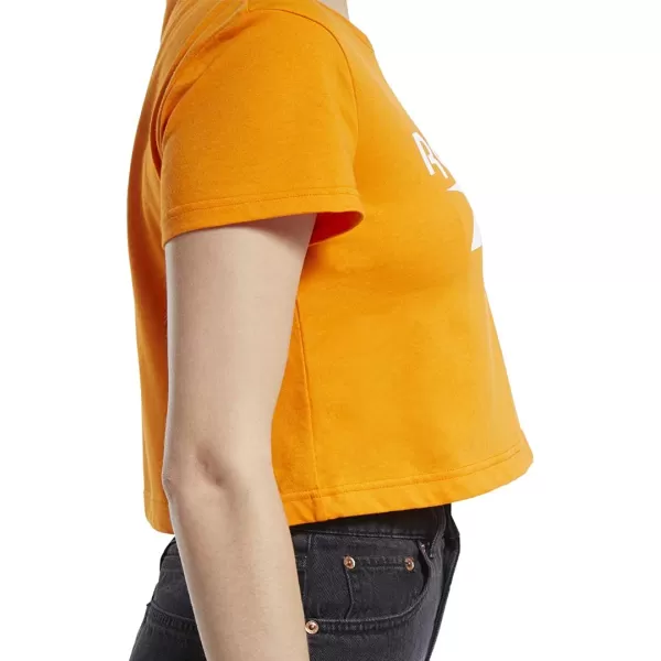 imageReebok Mens Big Logo Tee in High Vis Orange