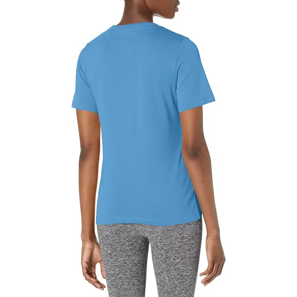 imageReebok Mens Big Logo TeeEssential BlueWhite Logo