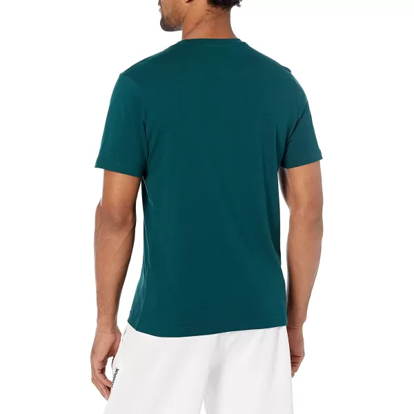 imageReebok Mens Big Logo TeeForest GreenWhite Logo