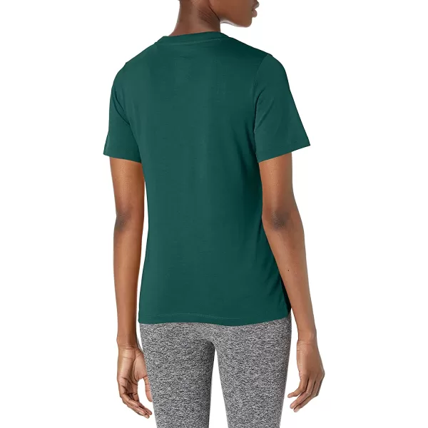 imageReebok Mens Big Logo TeeForest GreenWhite Logo