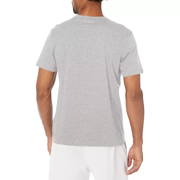 imageReebok Mens Big Logo TeeMedium GreyGradient Red Vector Logo