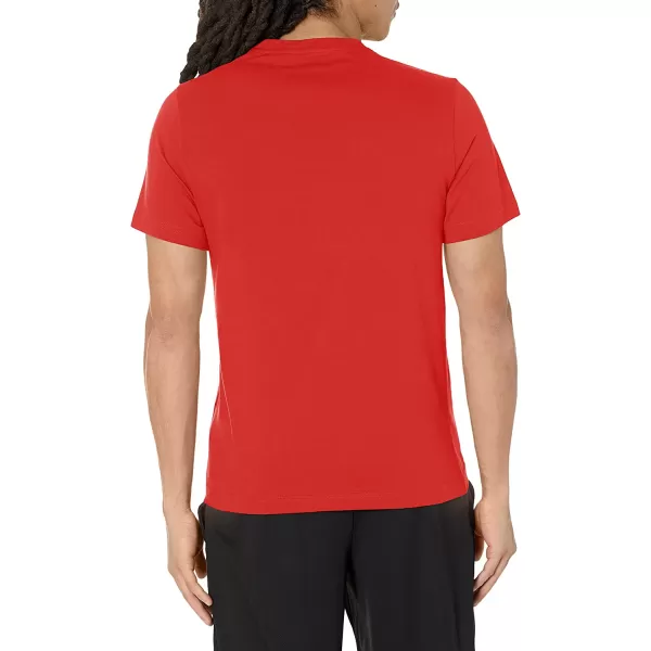 imageReebok Mens Big Logo TeeMotor RedBlack Logo