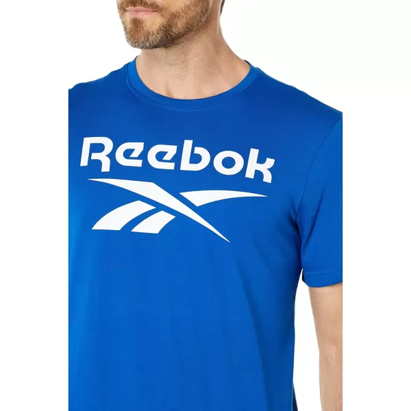 imageReebok Mens Big Logo TeeVector BlueWhite Logo